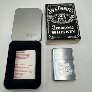 JACK DANIELS  ZIPPO LIGHTER OLD NO 7 FIELD TESTER WHISKEY H-2001 New‎